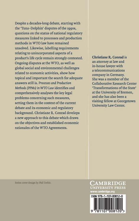 Produktbild: Processes and Production Methods (PPMs) in WTO Law