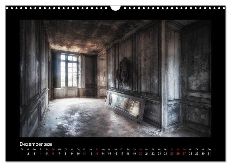 Produktbild: Lost Places - vergessene orte vergessener glanz (Wandkalender 2026 DIN A3 quer), CALVENDO Monatskalender