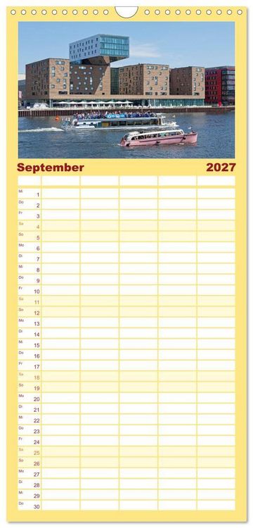 Produktbild: Familienplaner 2027 - Berlin - Metropole an der Spree mit 5 Spalten (Wandkalender, 21 x 45 cm) CALVENDO