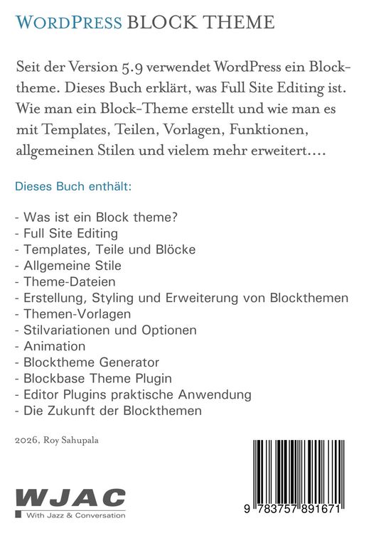 Produktbild: WordPress Block Theme