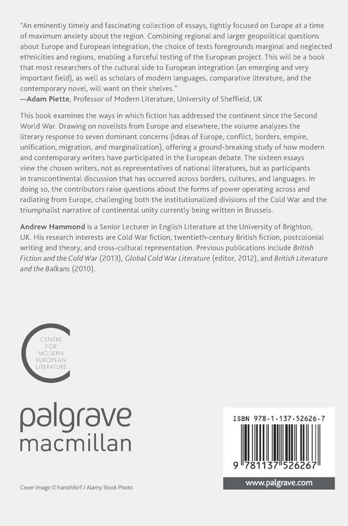 Produktbild: The Novel and Europe