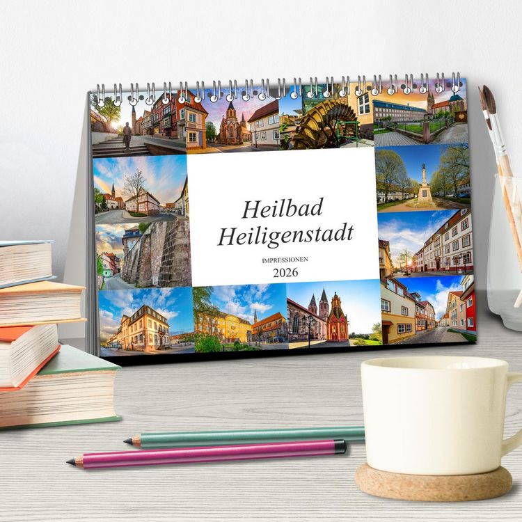 Produktbild: Heilbad Heiligenstadt Impressionen (Tischkalender 2026 DIN A5 quer), CALVENDO Monatskalender