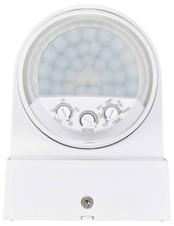 Produktbild: Sygonix SY-6733030 Wand, Oberfl&auml;chenmontage PIR-Bewegungsmelder 240&deg; Relais Wei&szlig; IP65