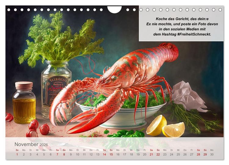 Produktbild: Endlich erfolgreich geschieden (Wandkalender 2026 DIN A4 quer), CALVENDO Monatskalender