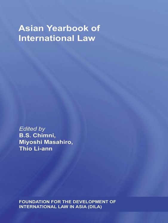 Produktbild: Asian Yearbook of International Law