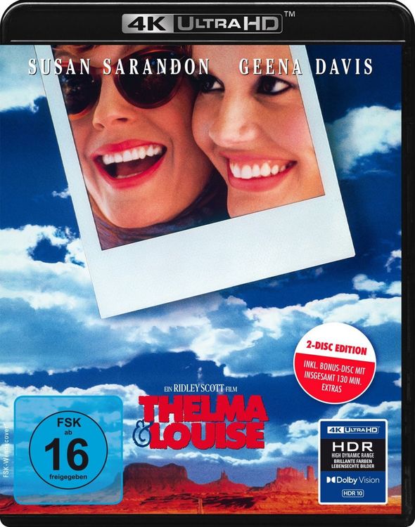 Produktbild: Thelma & Louise - 2-Disc Edition (UHD-Blu-ray + Bonus-Blu-ray)