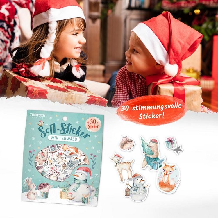 Produktbild: Tr&ouml;tsch Soft-Sticker Winterwald