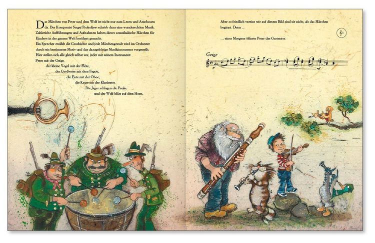Produktbild: Peter und der Wolf (Das musikalische Bilderbuch mit CD und zum Streamen)