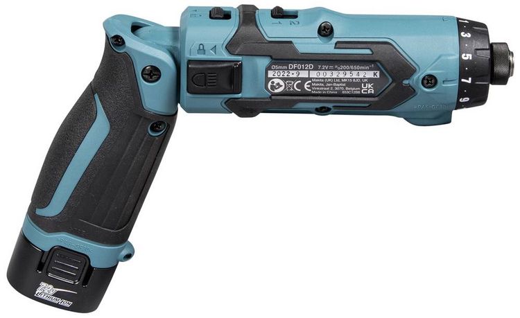 Produktbild: Makita DF012DZ DF012DZ Akku-Knickschrauber 7.2 V