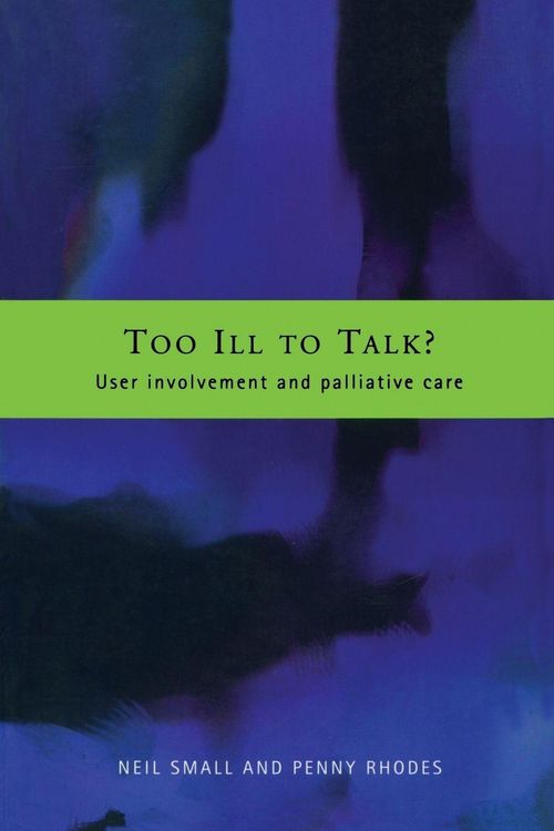 Produktbild: Too Ill to Talk?