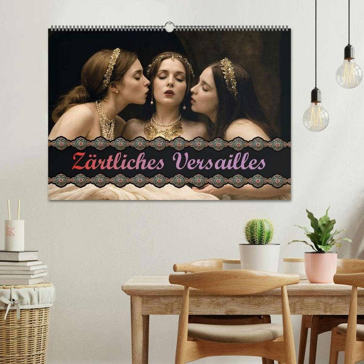 Produktbild: Z&auml;rtliches Versailles (Wandkalender 2026 DIN A2 quer), CALVENDO Monatskalender