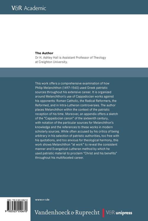 Produktbild: Philip Melanchthon and the Cappadocians