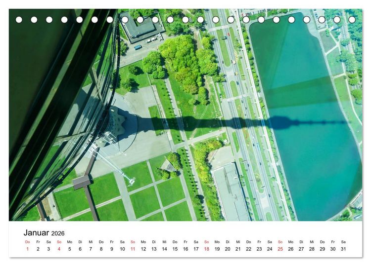 Produktbild: Moskau City (Tischkalender 2026 DIN A5 quer), CALVENDO Monatskalender