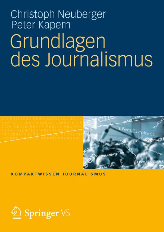 Produktbild: Grundlagen des Journalismus