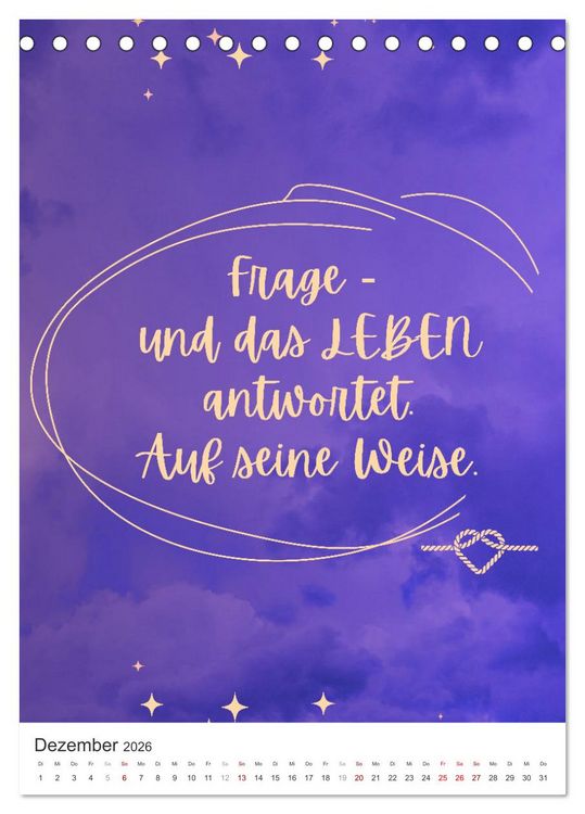 Produktbild: Freudvoll durchs Jahr! (Tischkalender 2026 DIN A5 hoch), CALVENDO Monatskalender