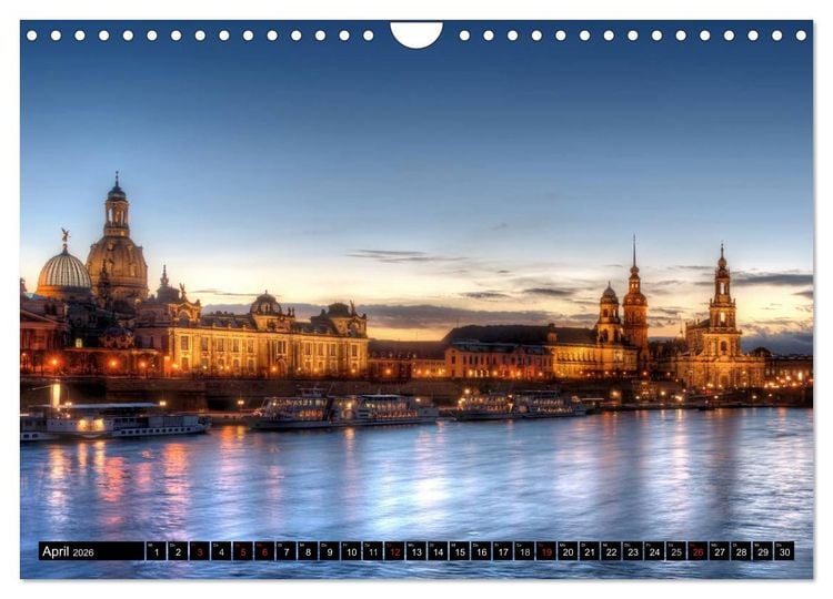 Produktbild: Dresden Die Perle an der Elbe (Wandkalender 2026 DIN A4 quer), CALVENDO Monatskalender