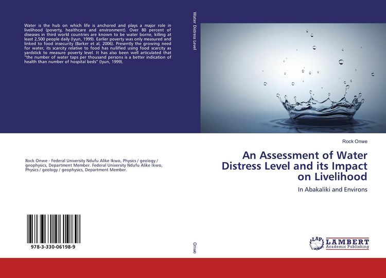 Produktbild: An Assessment of Water Distress Level and its Impact on Livelihood