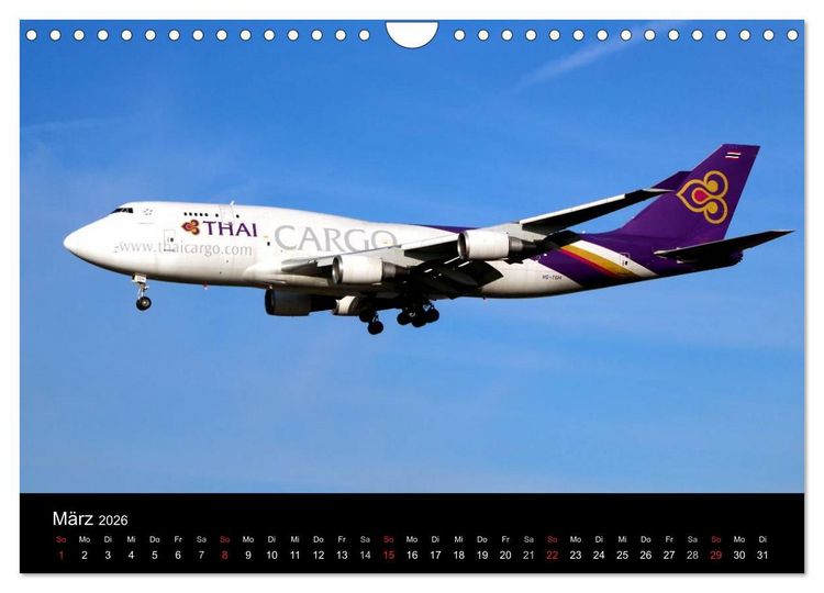 Produktbild: Internationale Frachtflugzeuge (Wandkalender 2026 DIN A4 quer), CALVENDO Monatskalender