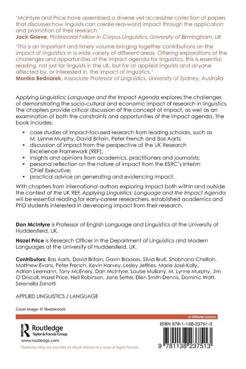 Produktbild: Applying Linguistics