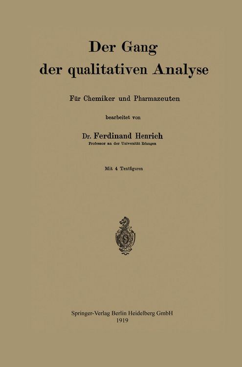Produktbild: Der Gang der qualitativen analyse