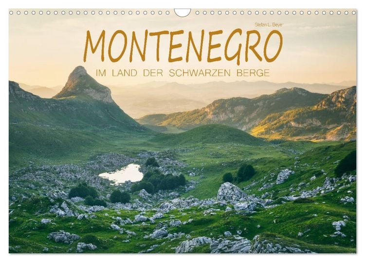 Produktbild: Montenegro - Im Land der schwarzen Berge (Wandkalender 2026 DIN A3 quer), CALVENDO Monatskalender