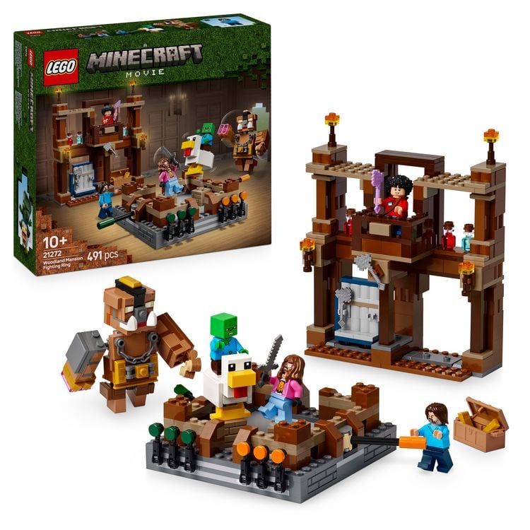Produktbild: LEGO Minecraft 21272 Waldanwesen mit Boxring, Gamer Geschenk, Spielzeug