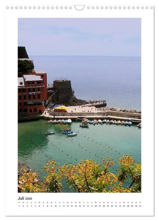 Produktbild: Weltkulturerbe Cinque Terre, Ligurien (Wandkalender 2026 DIN A3 hoch), CALVENDO Monatskalender