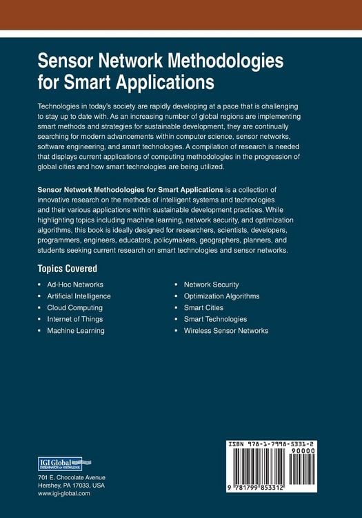 Produktbild: Sensor Network Methodologies for Smart Applications