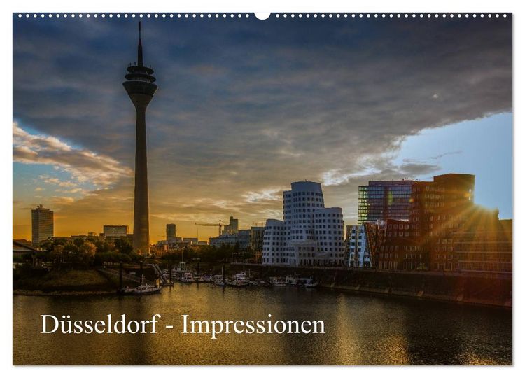 Produktbild: D&uuml;sseldorf - Impressionen (Wandkalender 2026 DIN A2 quer), CALVENDO Monatskalender