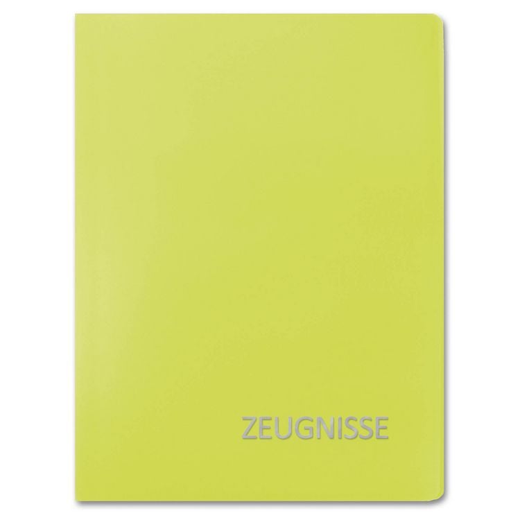 Produktbild: Zeugnismappe Basic gr&uuml;n