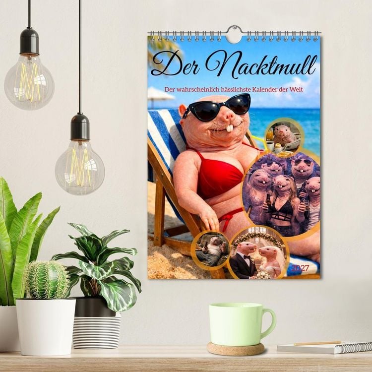 Produktbild: Der Nacktmull (Wandkalender 2027 DIN A4 hoch), CALVENDO Monatskalender