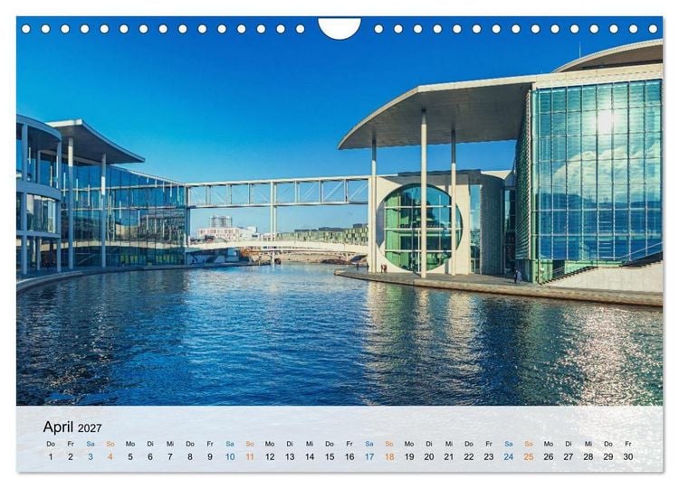 Produktbild: Berliner Wasserwege &ndash; Die Spree und ihre Kan&auml;le (Wandkalender 2027 DIN A4 quer), CALVENDO Monatskalender