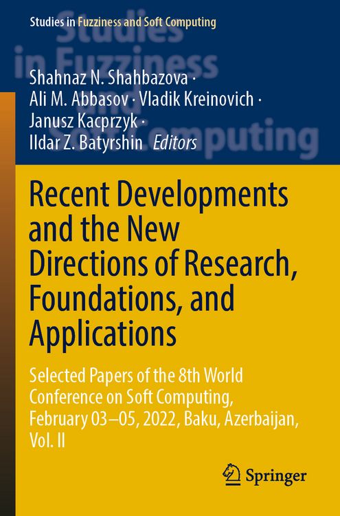 Produktbild: Recent Developments and the New Directions of Research, Foundations, and Applications