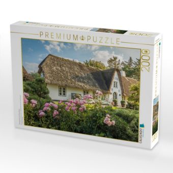 Produktbild: CALVENDO Puzzle Rosenpracht mit Friesenhaus | 2000 Teile Lege-Gr&ouml;&szlig;e 90x67cm Foto-Puzzle f&uuml;r gl&uuml;ckliche Stunden