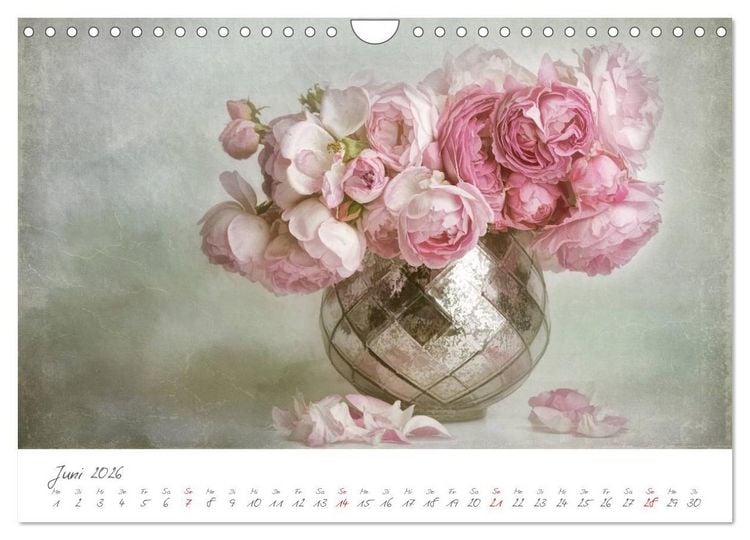 Produktbild: Bl&uuml;ten Poesie (Wandkalender 2026 DIN A4 quer), CALVENDO Monatskalender