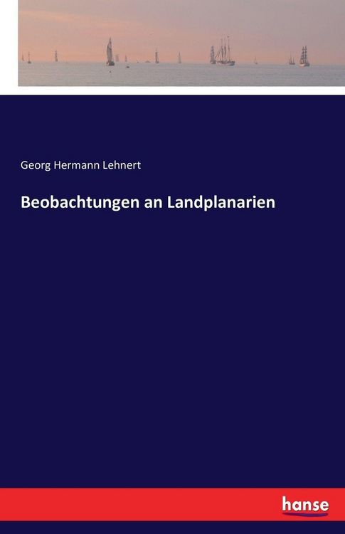 Produktbild: Beobachtungen an Landplanarien