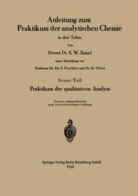 Produktbild: Anleitung zum Praktikum der analytischen Chemie in drei Teilen