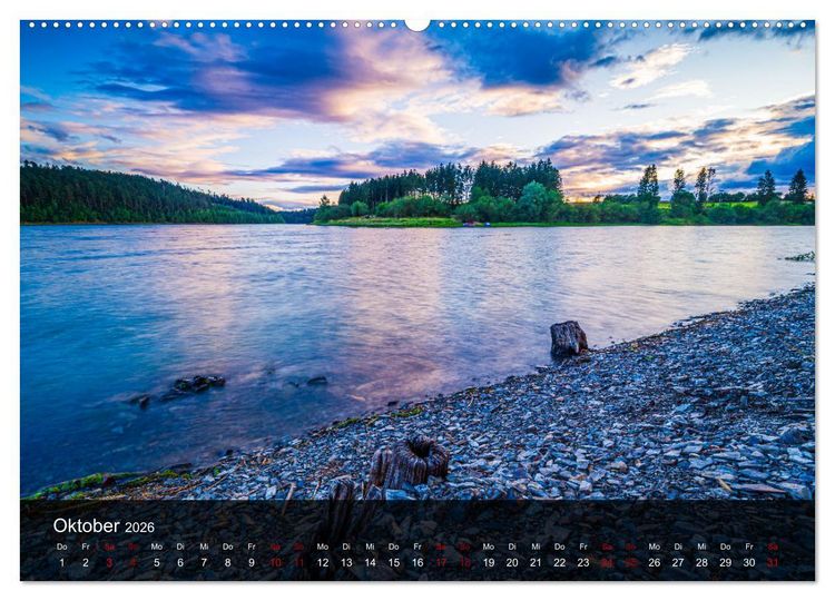 Produktbild: Wundervolle Naturlandschaften (hochwertiger Premium Wandkalender 2026 DIN A2 quer), Kunstdruck in Hochglanz