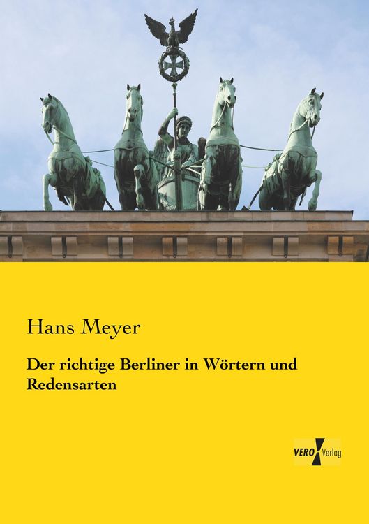 Produktbild: Der richtige Berliner in W&ouml;rtern und Redensarten