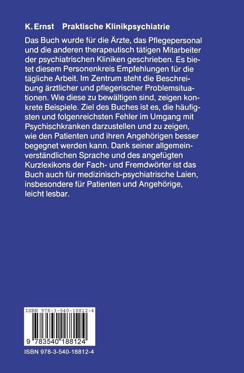Produktbild: Praktische Klinikpsychiatrie