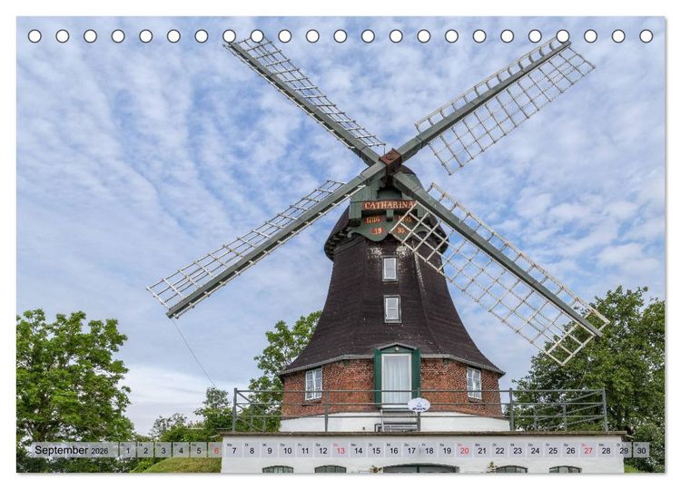 Produktbild: Faszination Eiderstedt (Tischkalender 2026 DIN A5 quer), CALVENDO Monatskalender
