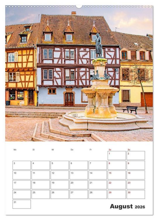 Produktbild: Colmar - Impressionen (Wandkalender 2026 DIN A2 hoch), CALVENDO Monatskalender