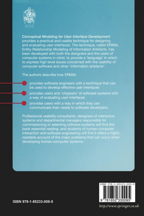 Produktbild: Conceptual Modeling for User Interface Development