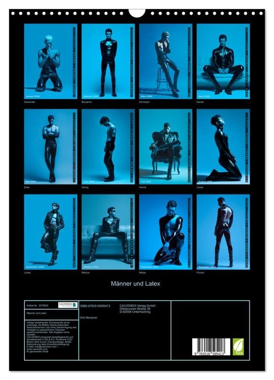 Produktbild: M&auml;nner und Latex (Wandkalender 2026 DIN A3 hoch), CALVENDO Monatskalender