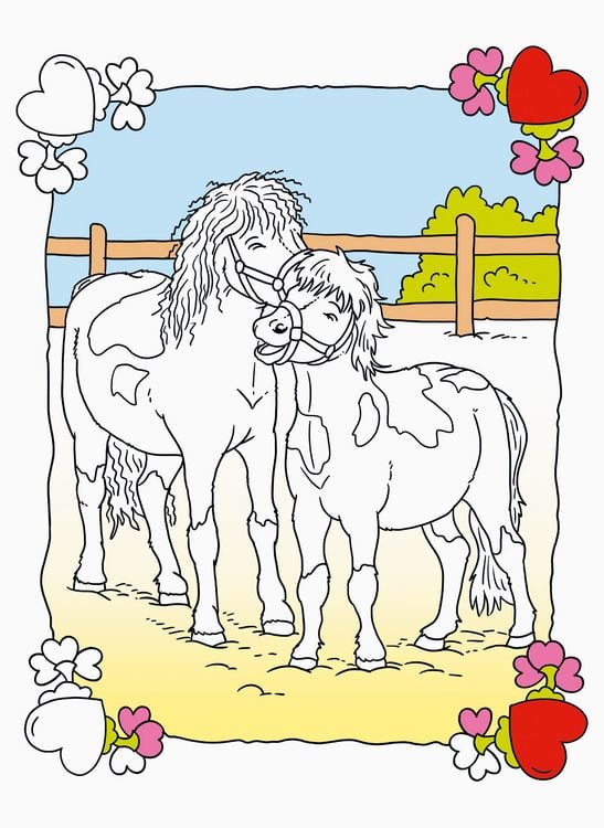 Produktbild: Mein liebster Malblock ab 4 Jahren: Pferde & Ponys