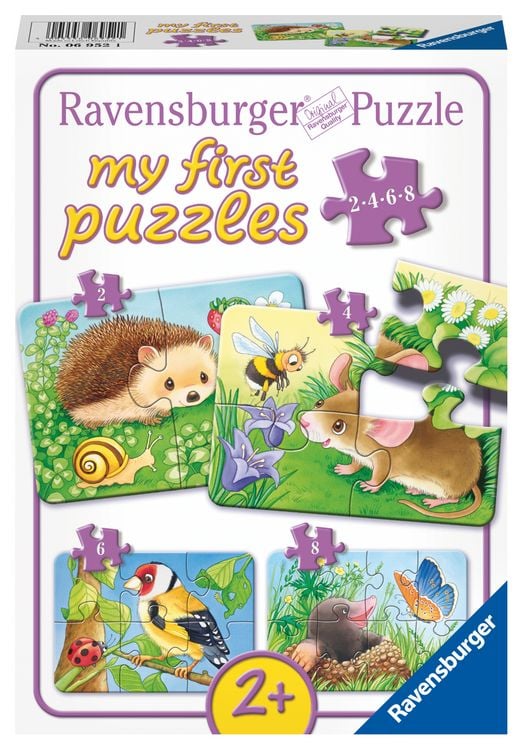 Produktbild: Puzzle Ravensburger S&uuml;&szlig;e Gartenbewohner 2-8 Teile