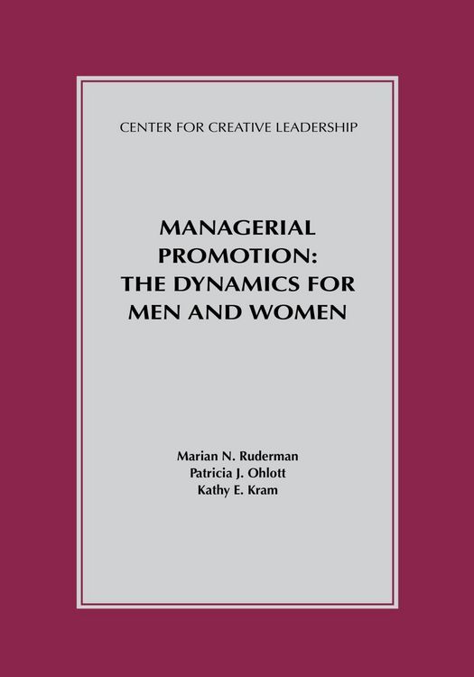Produktbild: Managerial Promotion: The Dynamics for Men and Women