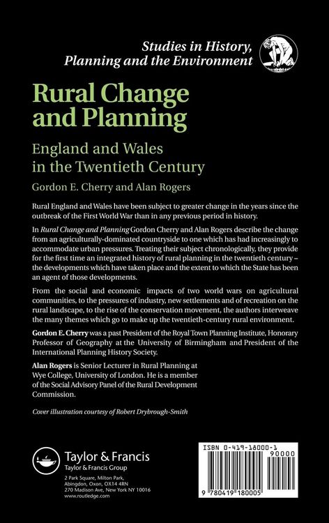 Produktbild: Rural Change and Planning