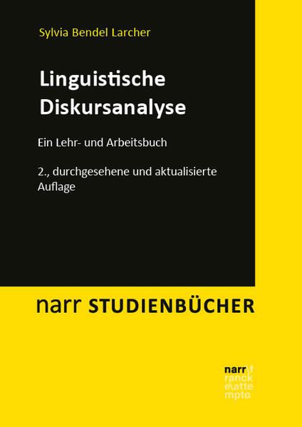 Produktbild: Linguistische Diskursanalyse