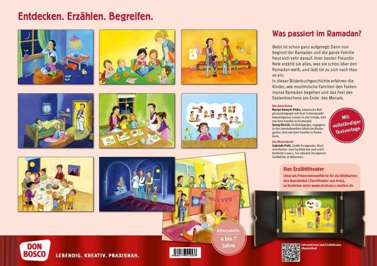 Produktbild: Bet&uuml;l und Nele erleben den Ramadan. Kamishibai Bildkartenset.